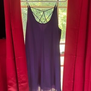 Purple Strappy Dress
